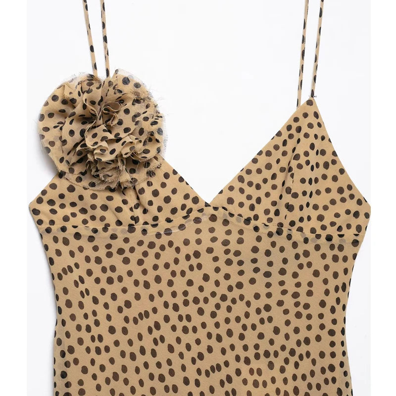 HANY Polka Dot Maxi Dresses for Women