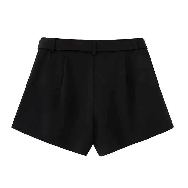 HANY Shorts Black Boxer Bermuda