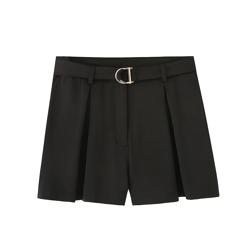 HANY Shorts Black Boxer Bermuda