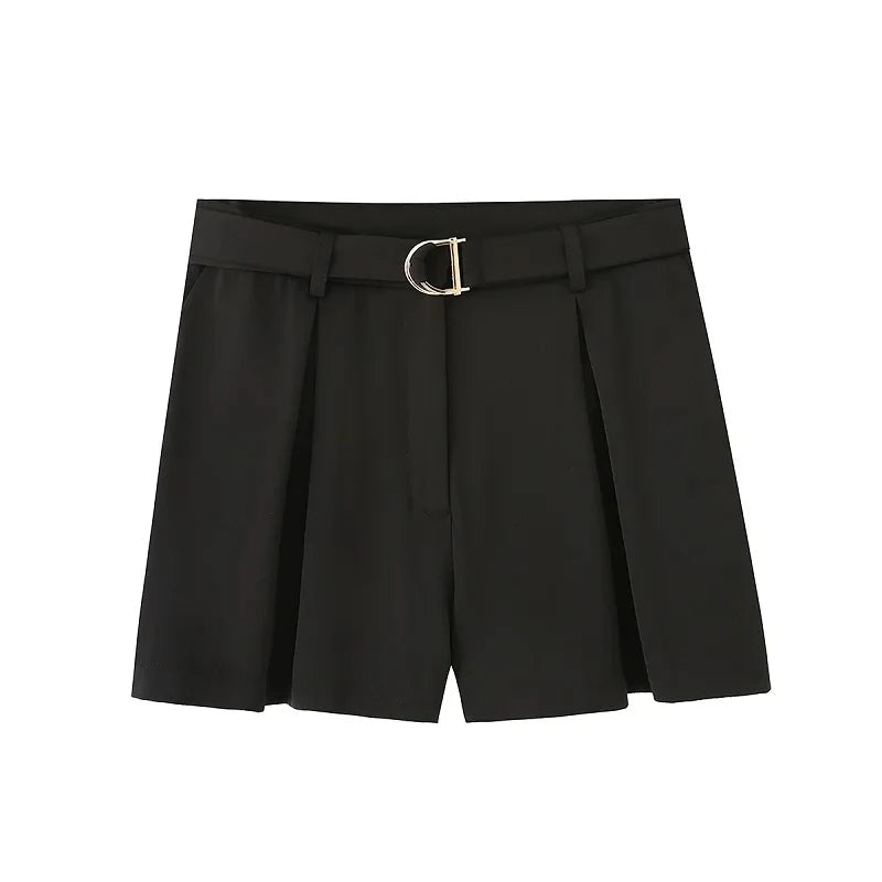 HANY Shorts Black Boxer Bermuda