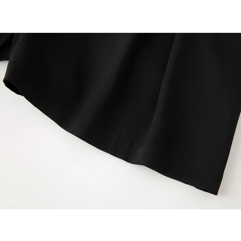 HANY Shorts Black Boxer Bermuda